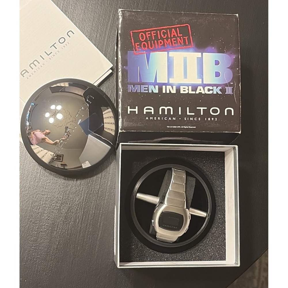 Hamilton Men in Black II Limited Edition Stainless Steel Watch New In Box